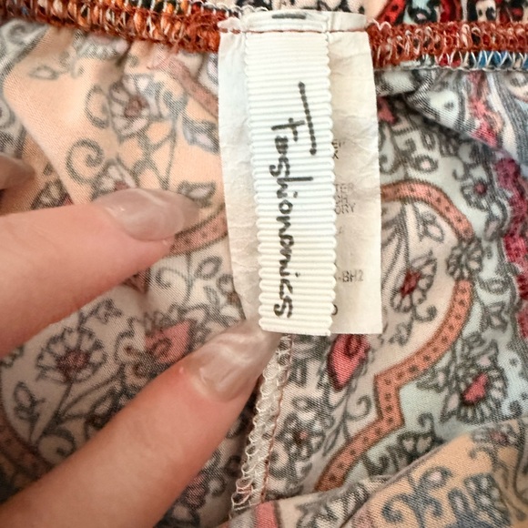 Multicolor Patterned Pants - Picture 4 of 4